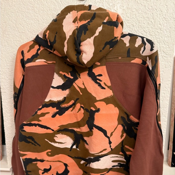 Adidas Men's Camouflage Sweater - Orange, Brown, and Black - Picture 11 of 15